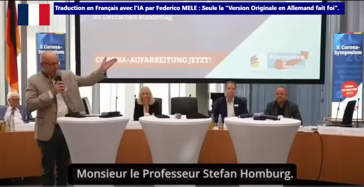 Fuite du RKI - l'escroquerie politique du Covid - Traduction et doublage par IA